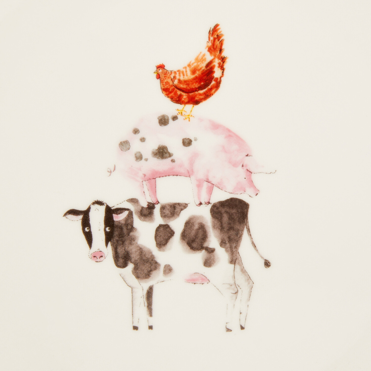 Daisy Farm Dinner Plate - White Image 4