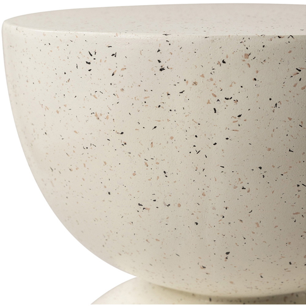 Desser Pedro Terrazzo Effect Minimalist Side Table Image 4