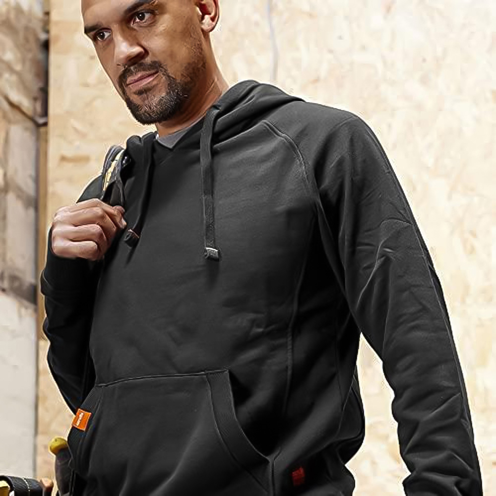 Scruffs Eco Worker Hoodie XL Black Image 2