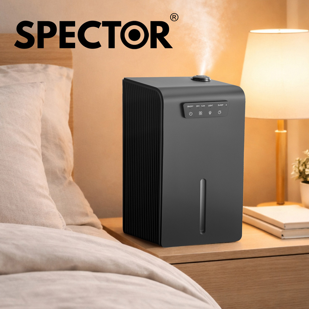 Spector 2-in-1 Black Portable Electric Dehumidifier 3.2L Image 8
