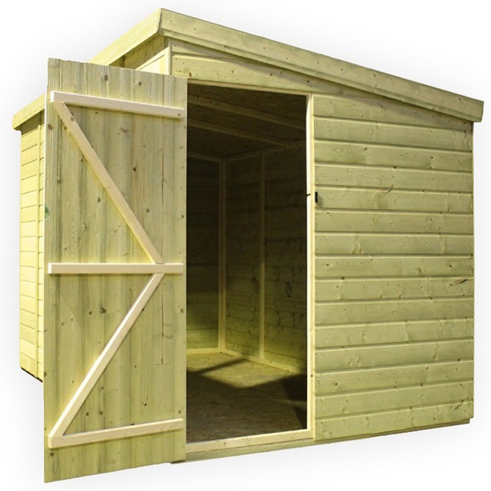 Empire Sheds 2500 8 x 8ft Tongue and Groove Pent Garden Shed Image 3