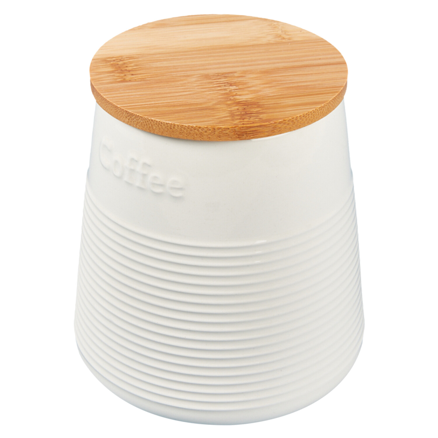 Conical Canister - Cream / Coffee Image 4