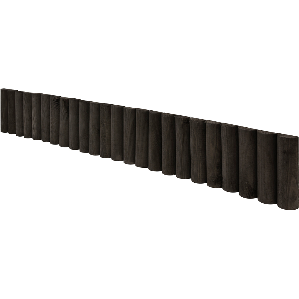 Rowlinson 6 inch Charcoal Grey Log Roll 4 Pack Image 2