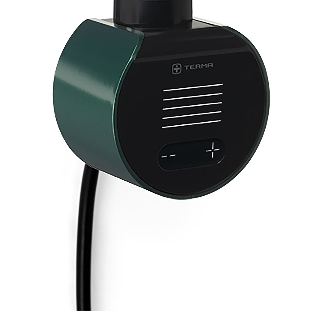 Terma Vivo Matt Green Electric Towel Rail with VEO Element Controller 1390 x 300mm Image 5