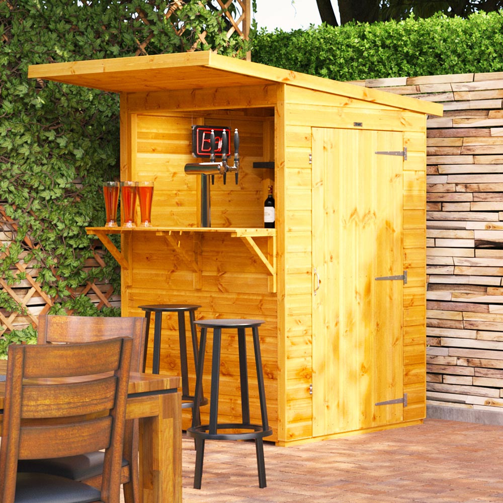 Power 4 x 4ft Pub Shed Image 2