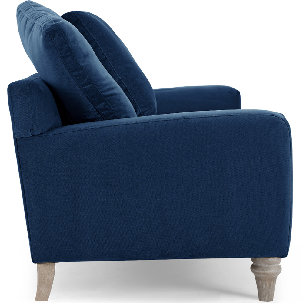 Home Detail Covent 2 Seater Navy Blue Velvet Sofa Image 4