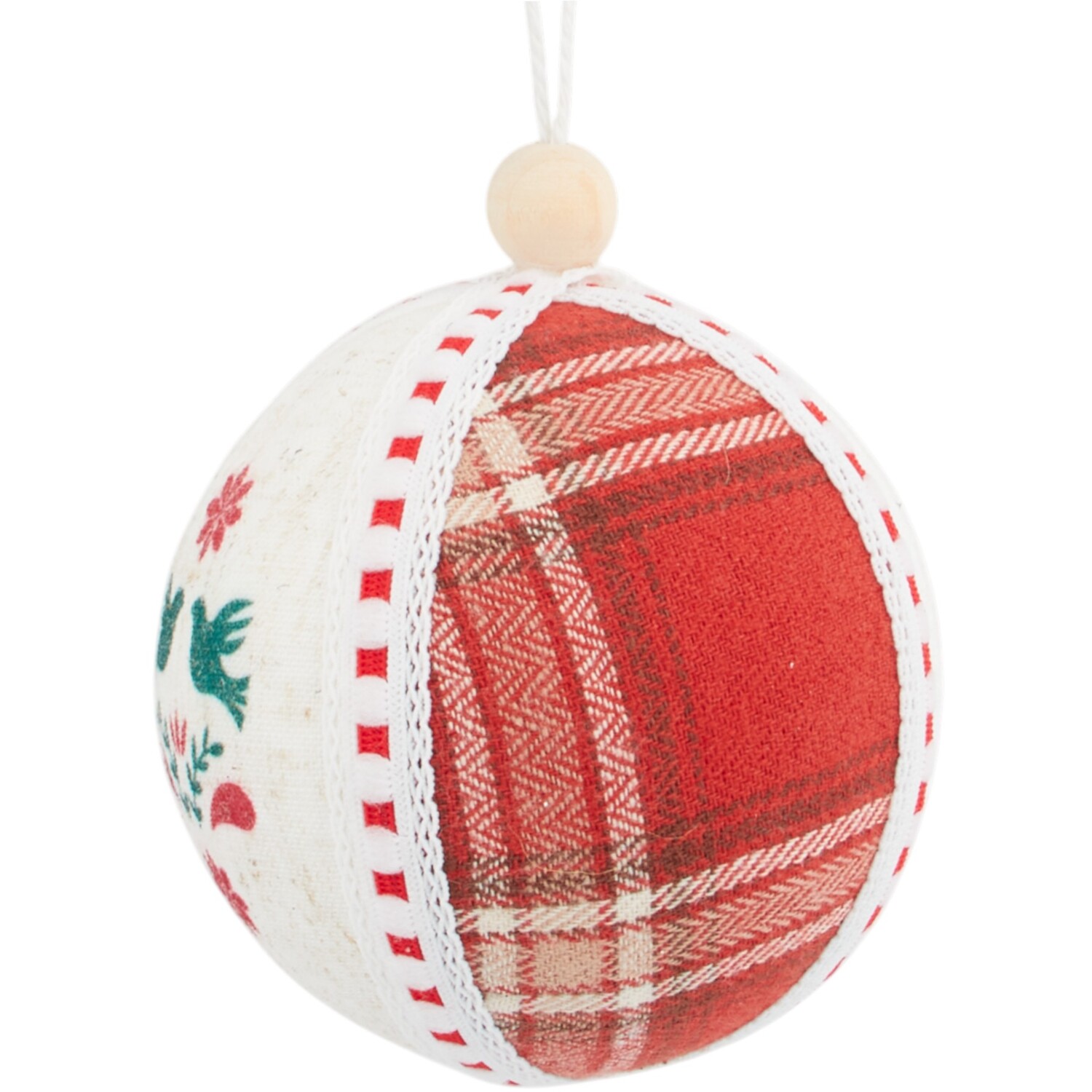 Tartan Fabric Bauble Image 6