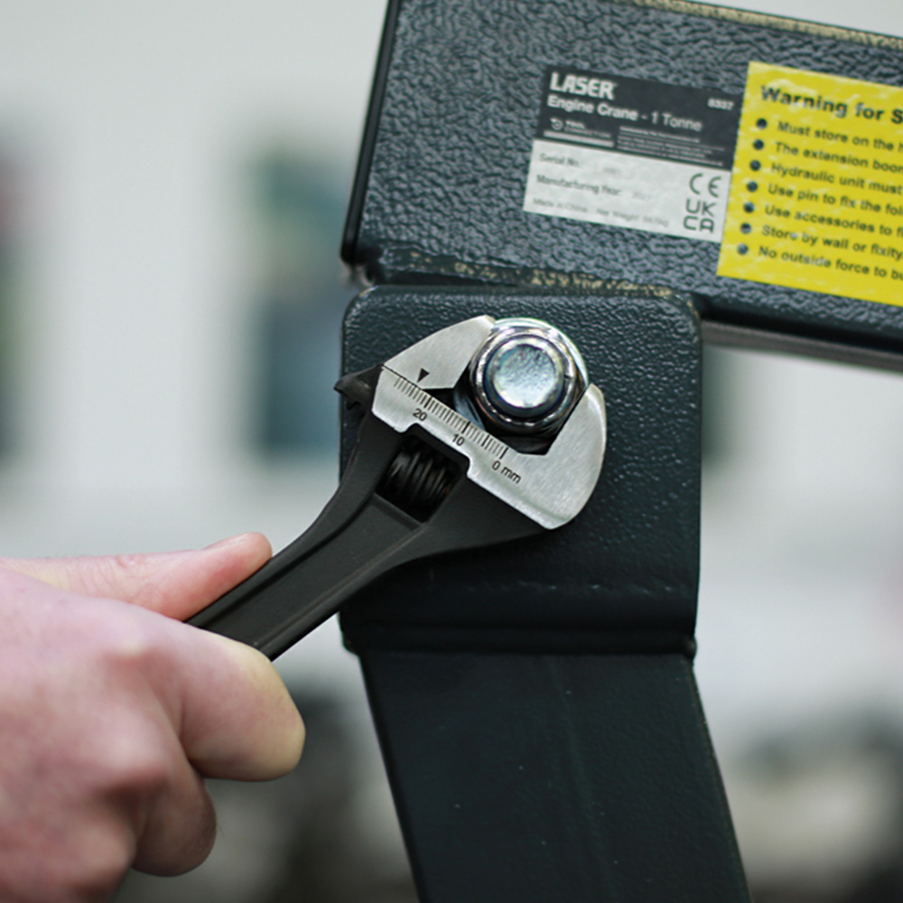 Laser 3 Piece Chrome Vanadium Adjustable Wrench Set Image 2