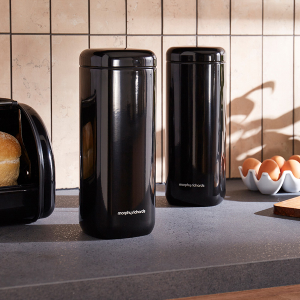 Morphy Richards Equip 2.6L Black Large Storage Canister 2 Pack Image 2