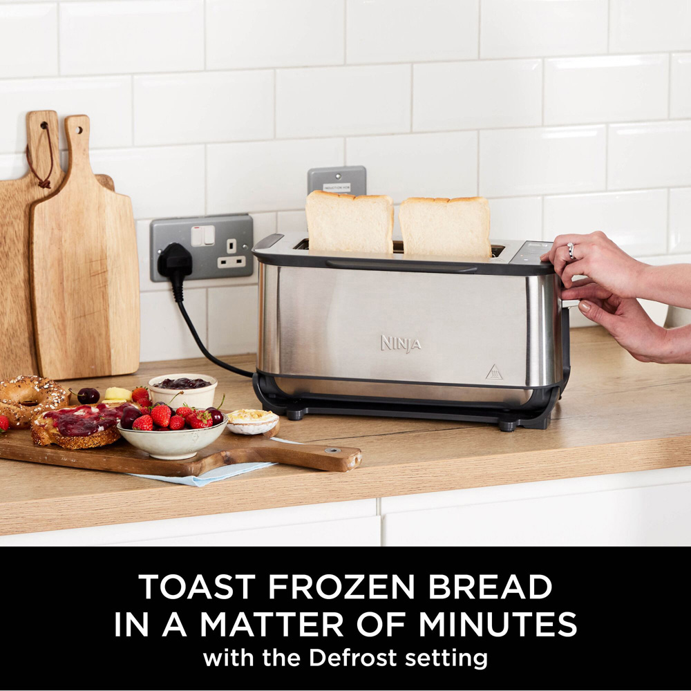 Ninja Foodi 3 in 1 Stainless Steel Slice Toaster Image 9