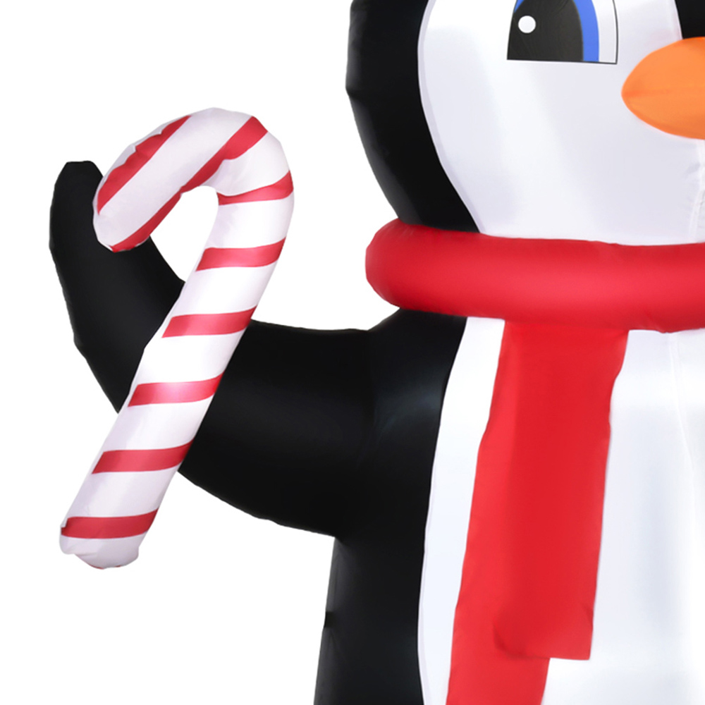 Everglow Light Up Inflatable Penguin Christmas Decoration 8.2ft Image 3