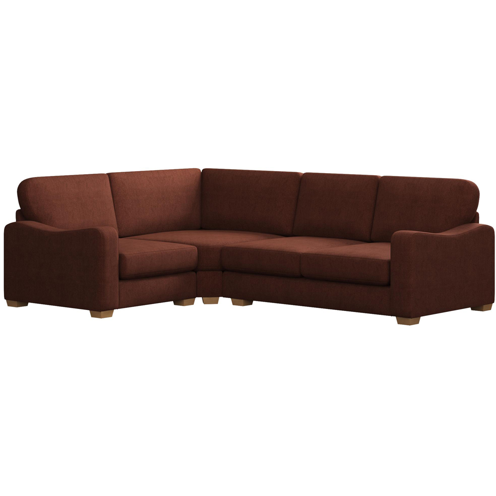 Theadford 3 Seater Venice Brick Fixed Back Left Hand Corner Sofa Image 2