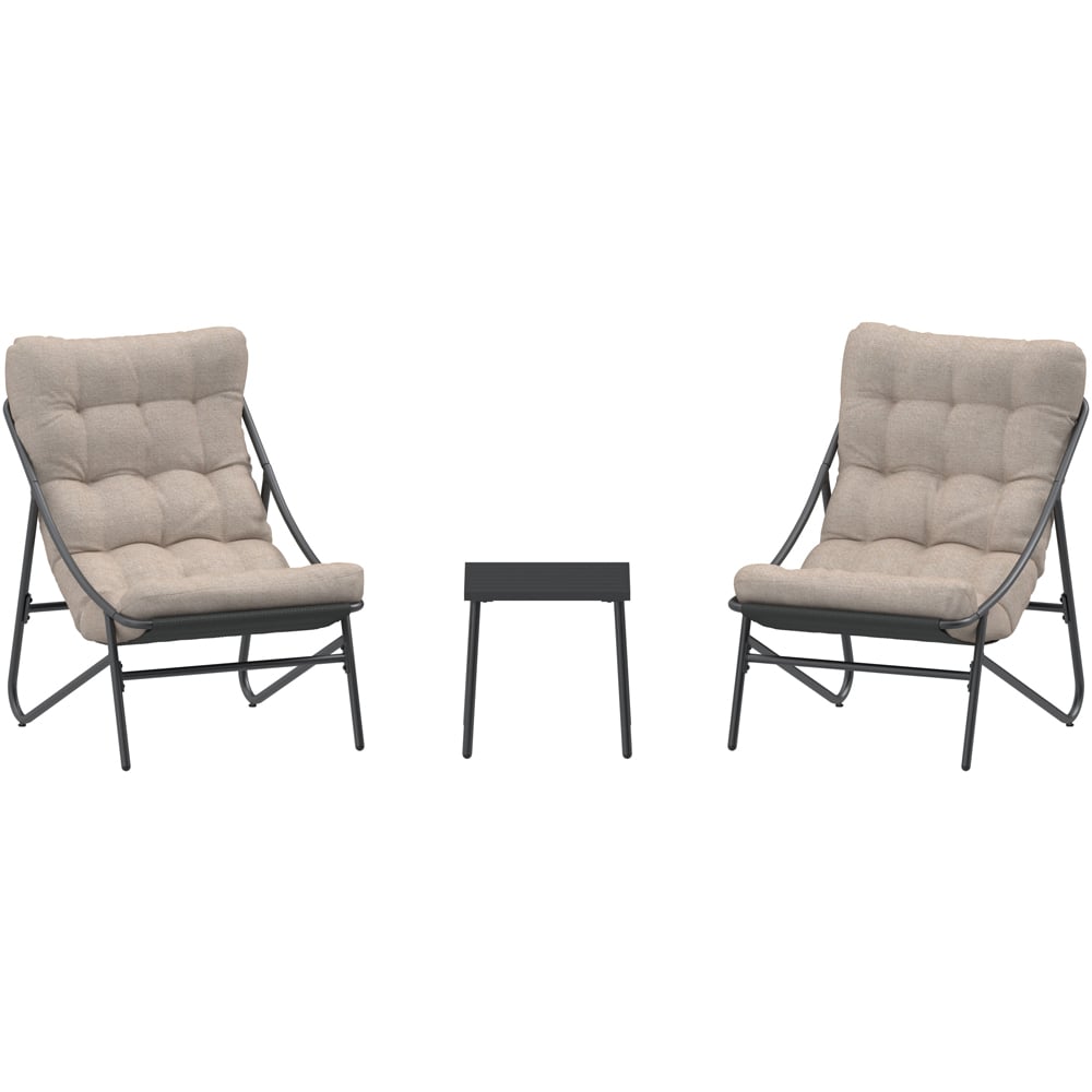 Charles Bentley Porto 2 Seater Bistro Set Image 2