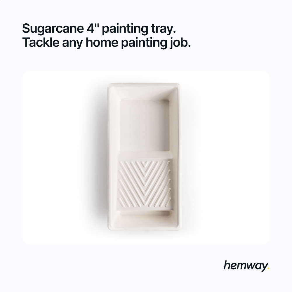 Hemway Premium Sugarcane Painting Tray 4 inch Image 6