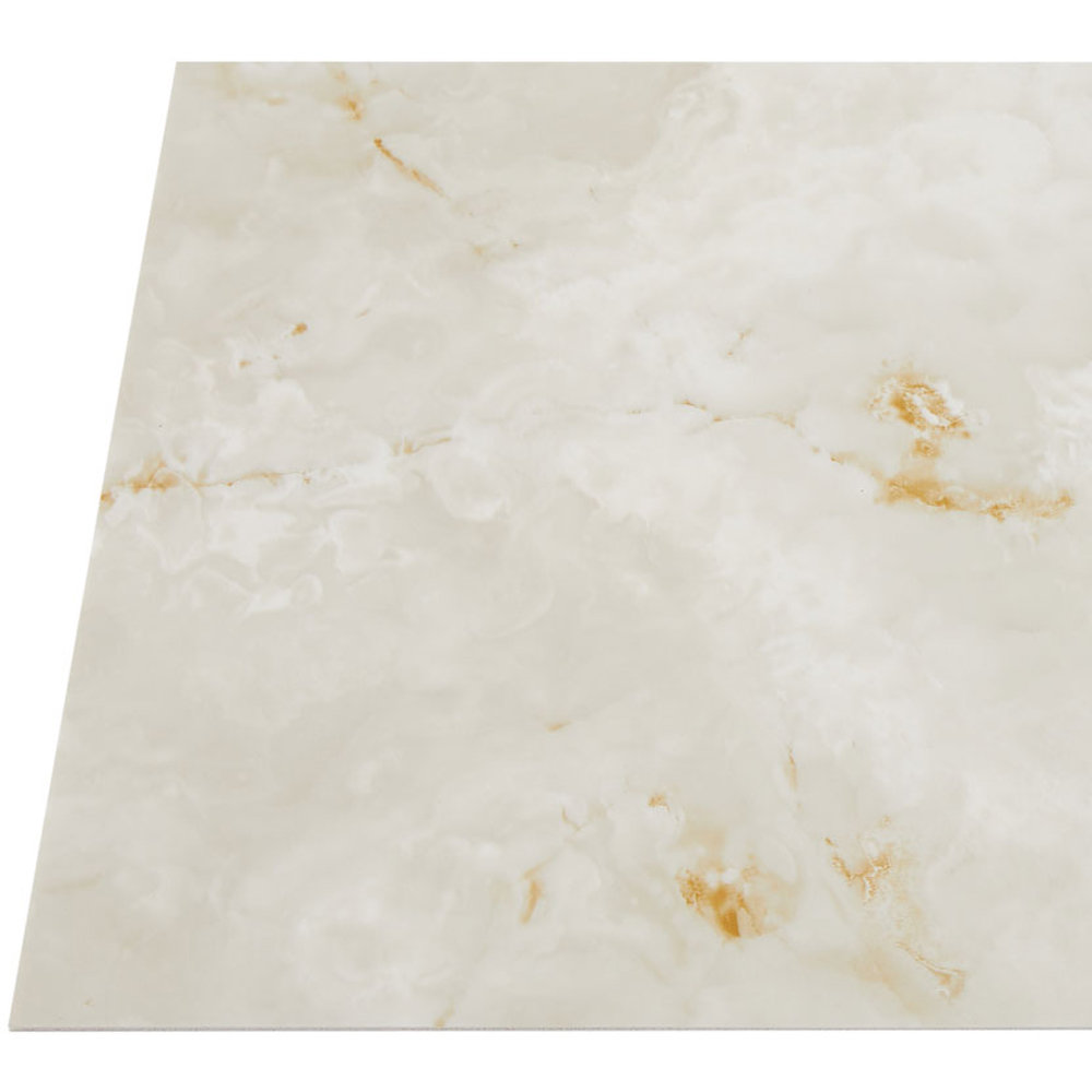 Living and Home Marble Patterned Beige PVC Self Adhesive Wall Sticker 10 Pack Image 4