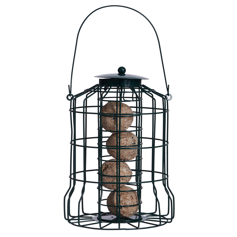 Wilko Wild Bird Caged Fat Ball Feeder Image 5