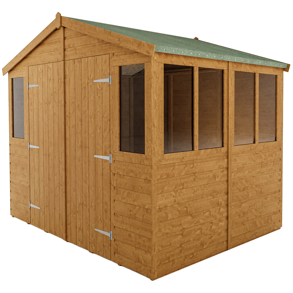 Rowlinson 9 x 6ft Workshop with Windows Image 1