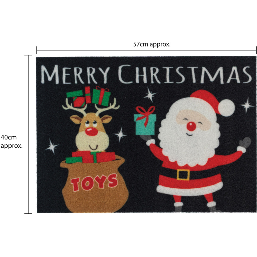JVL Santa's Helper Entrance Doormat 40 x 57cm Image 9