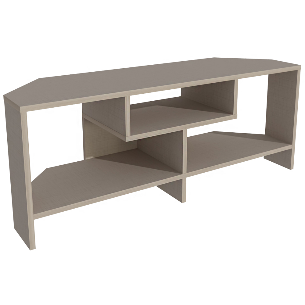Decorotika Maldives 3 Shelf Beige Corner TV Unit Image 2