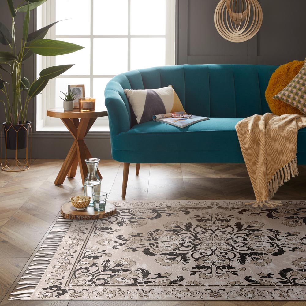 Kew Grey Rug 120 x 170cm Image 4