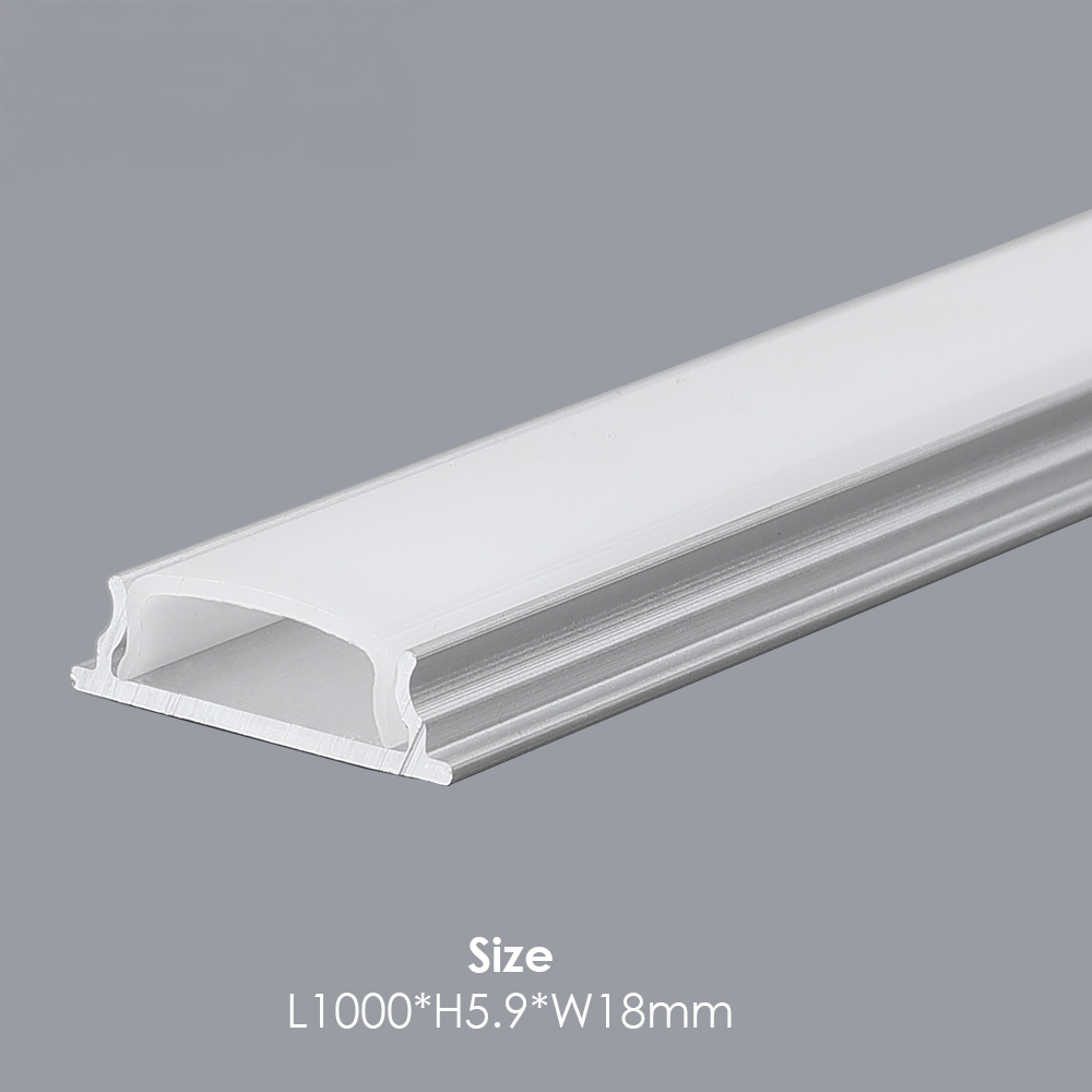 ENER-J Bendable Aluminum Profile with PC Cover 18 x 5.9mm 4 Pack Image 6