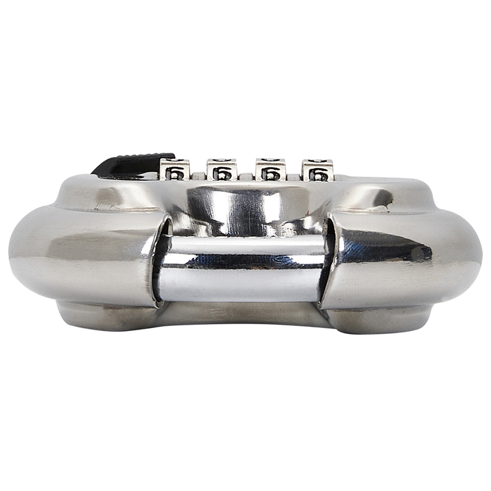 Living and Home 4 Digit Silver Zinc Alloy Combination Padlock Image 6