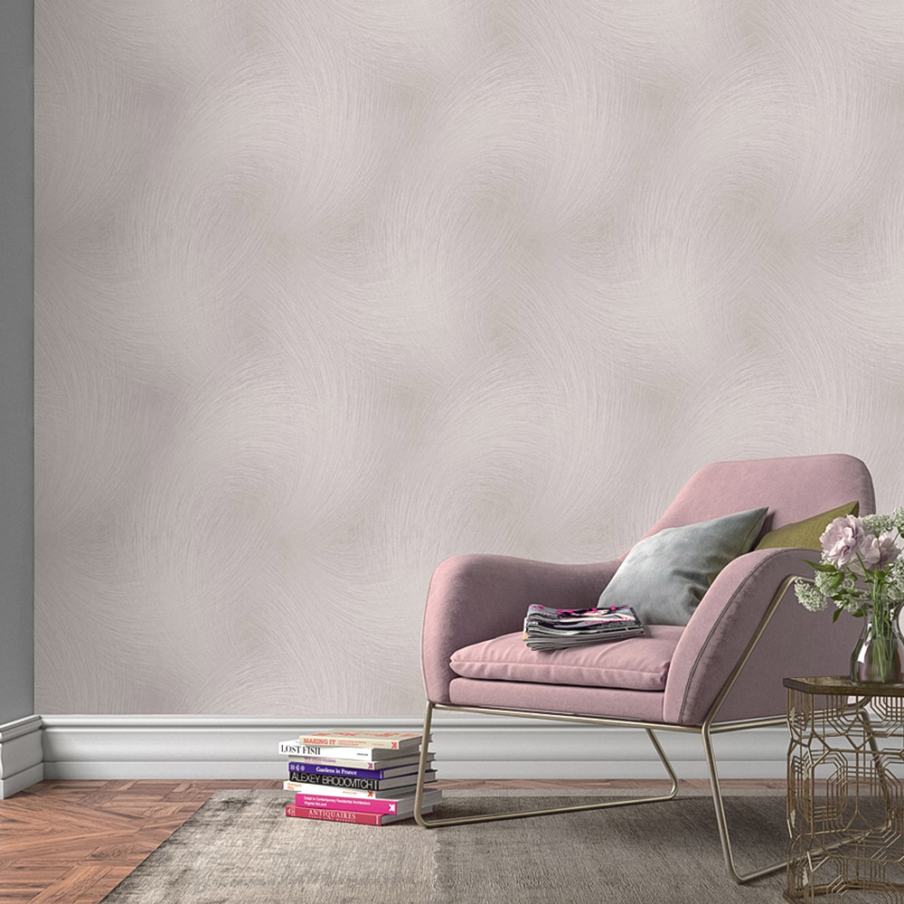 Erismann En Vouge Glamourous Textured Taupe Vinyl Wallpaper Image 3