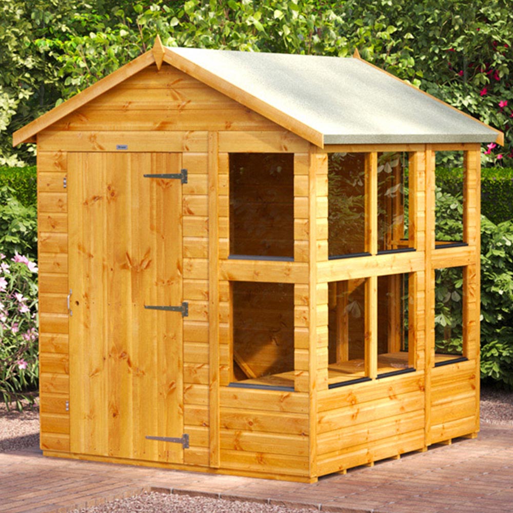 Power Sheds 6 x 6ft Apex Potting Shed Image 2