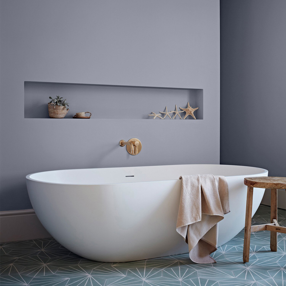 Crown Easyclean Bathroom Paint - Blue Gravel Image 6