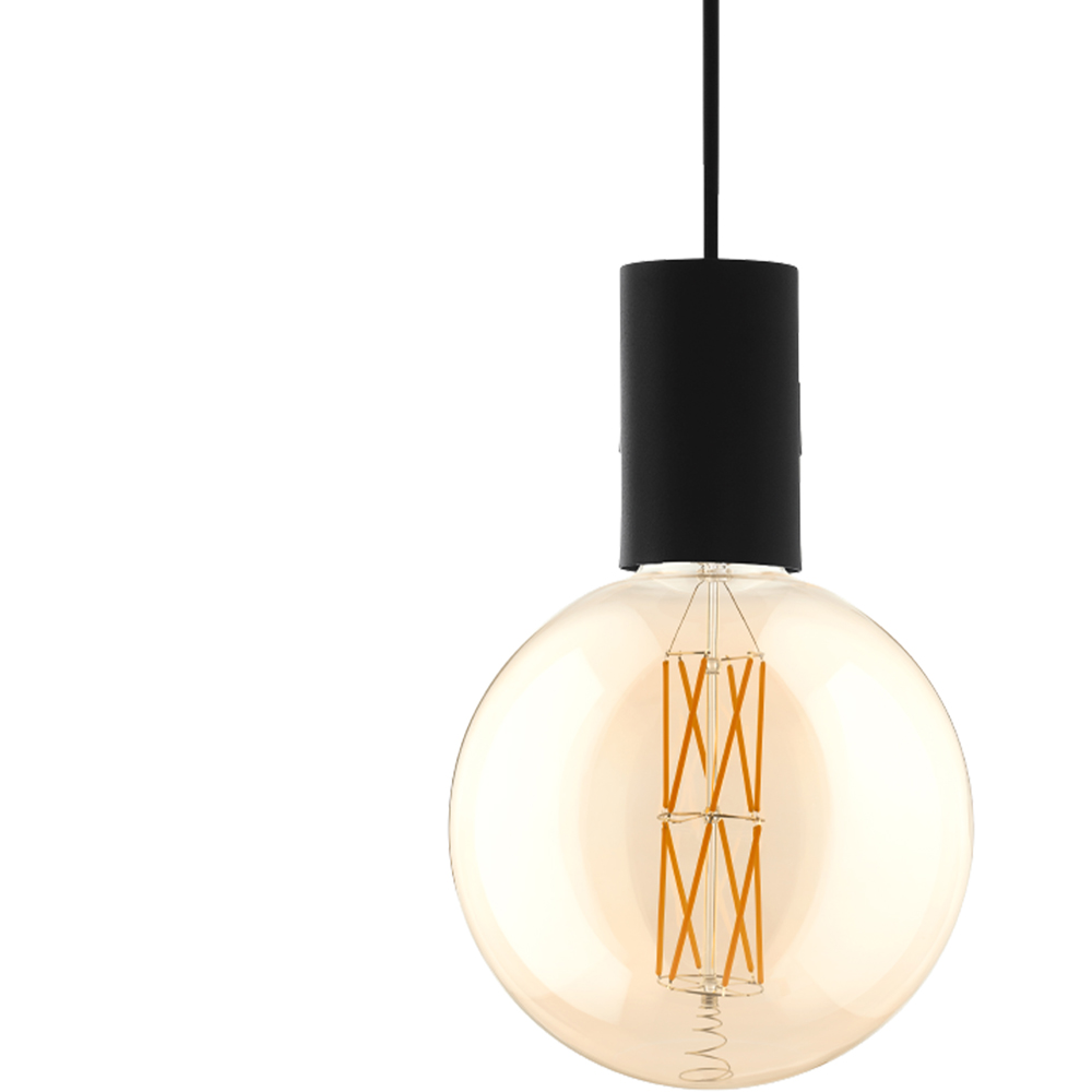 EGLO Pozueta Black Linear Pendant Light Image 3