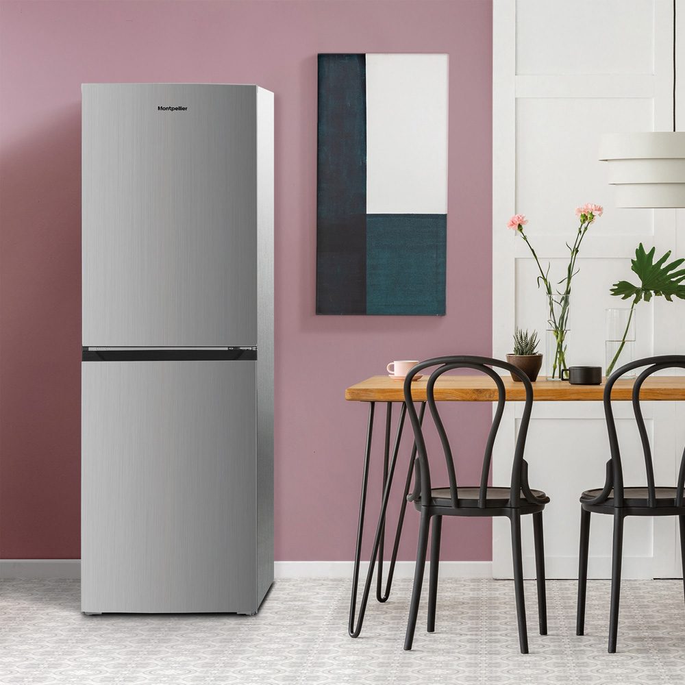 Montpellier MNF167ES Silver No Frost 144L Fridge Freezer Image 2