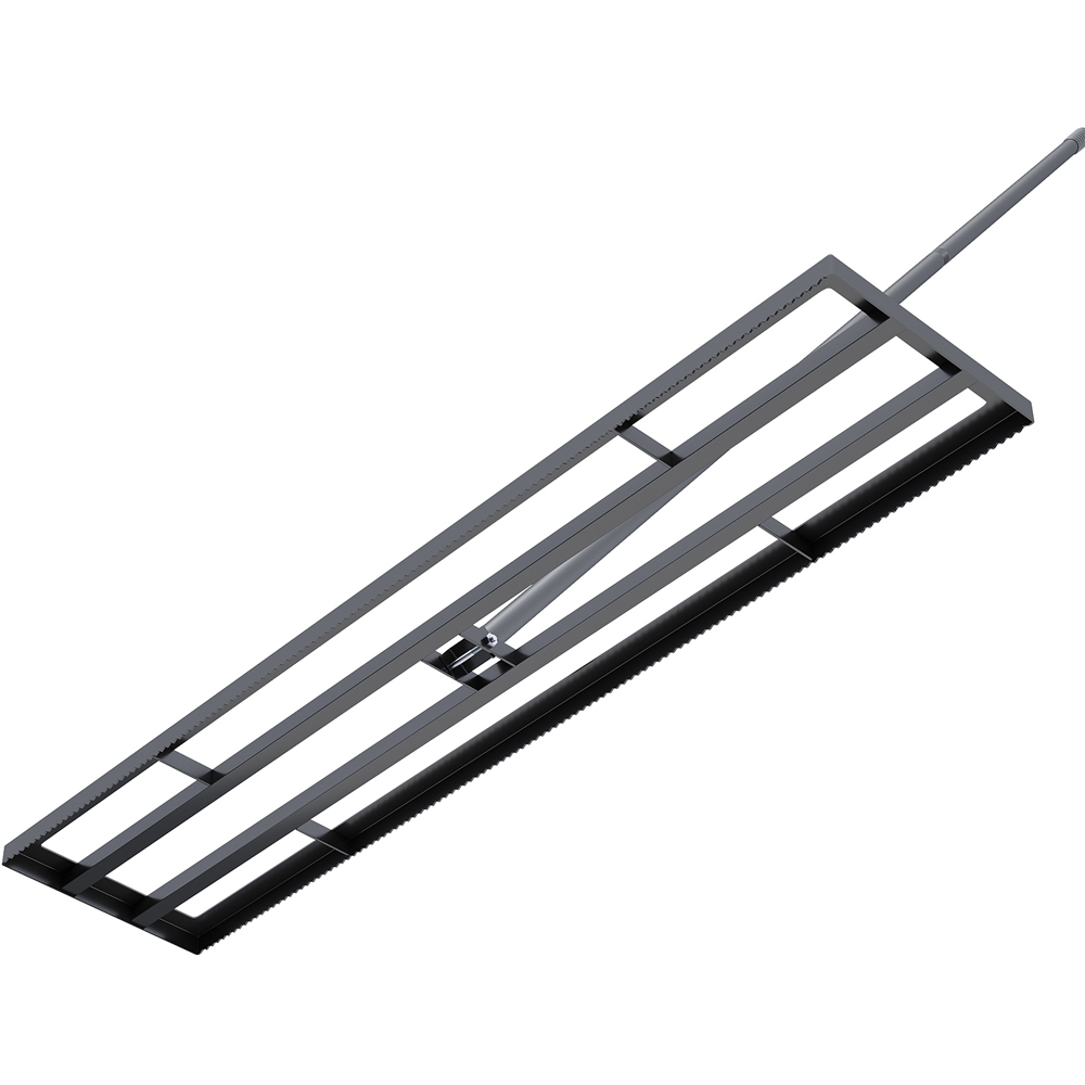 Living and Home Garden Lawn Levelling Rake with Long Handle 114 x 25 x 213cm Image 6
