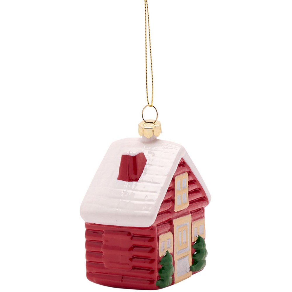 The Seasonal Gift Co. 3D House Hanging Christmas Decoration Image 2
