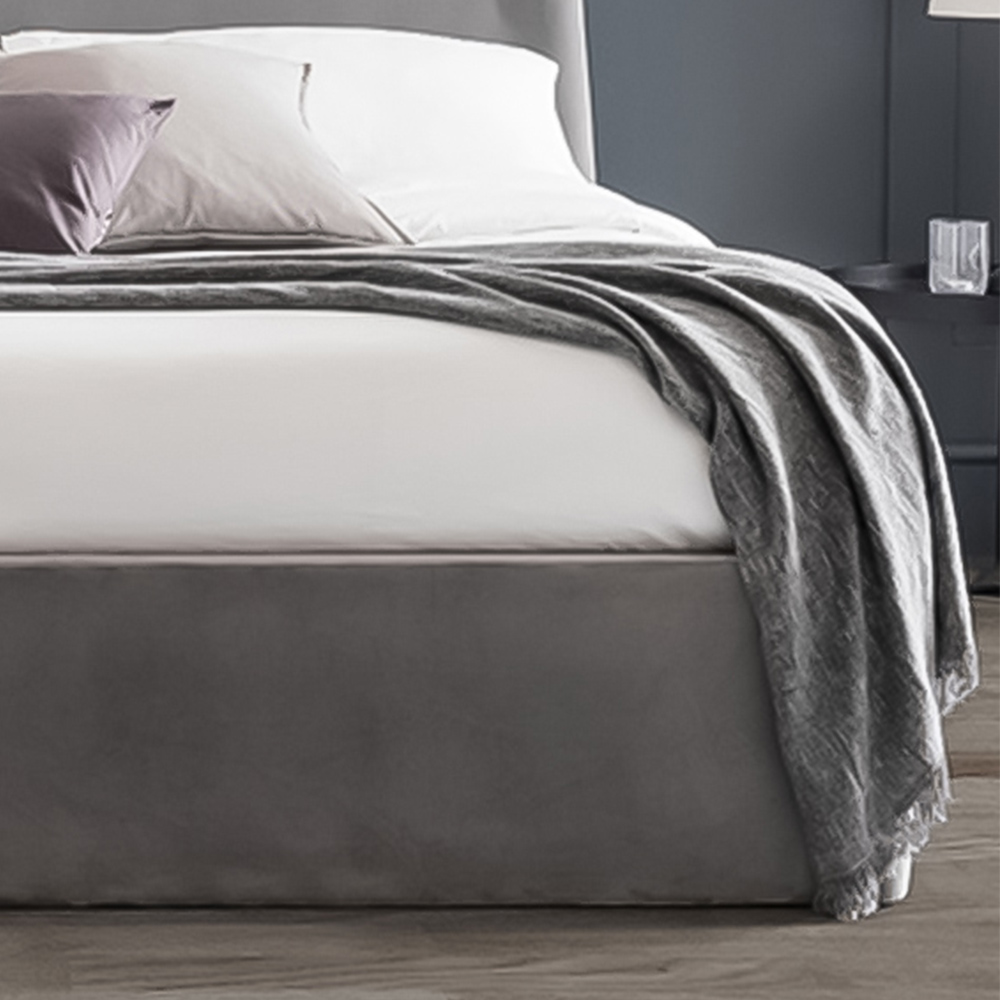 Julian Bowen Frida King Size Grey Storage Ottoman Bed Image 3