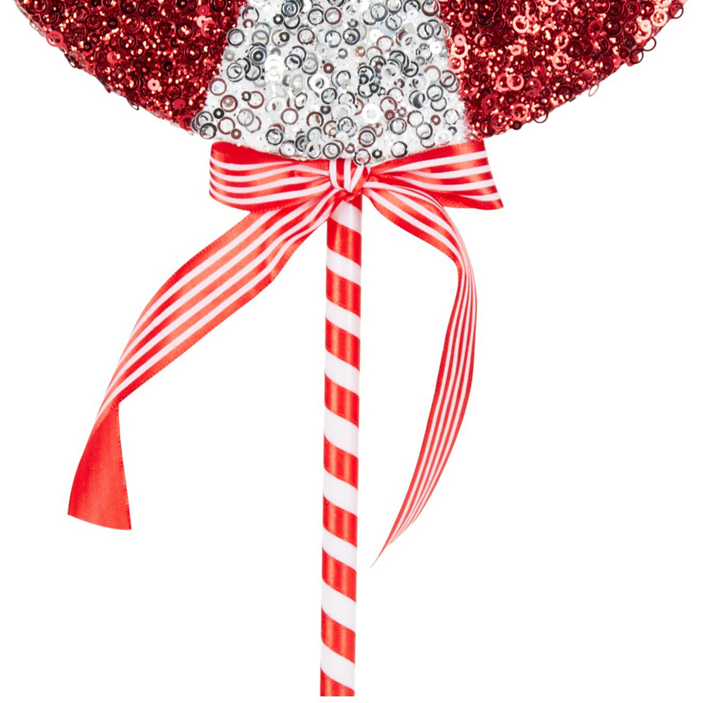 Large Candy Cane Lollipop Ornament Image 5