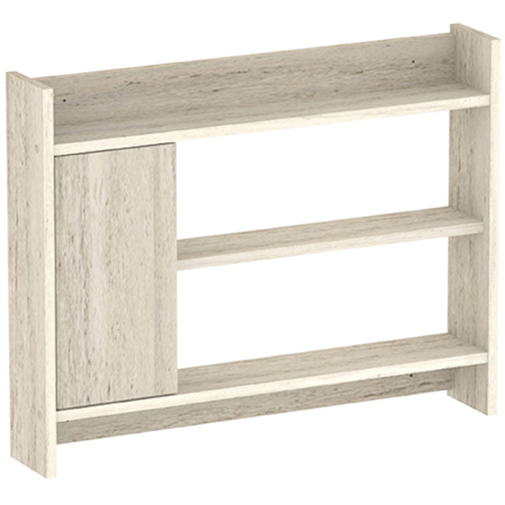 Decortie Fleet Travertine 3 Shelf Wall Unit with Cupboard Image 2