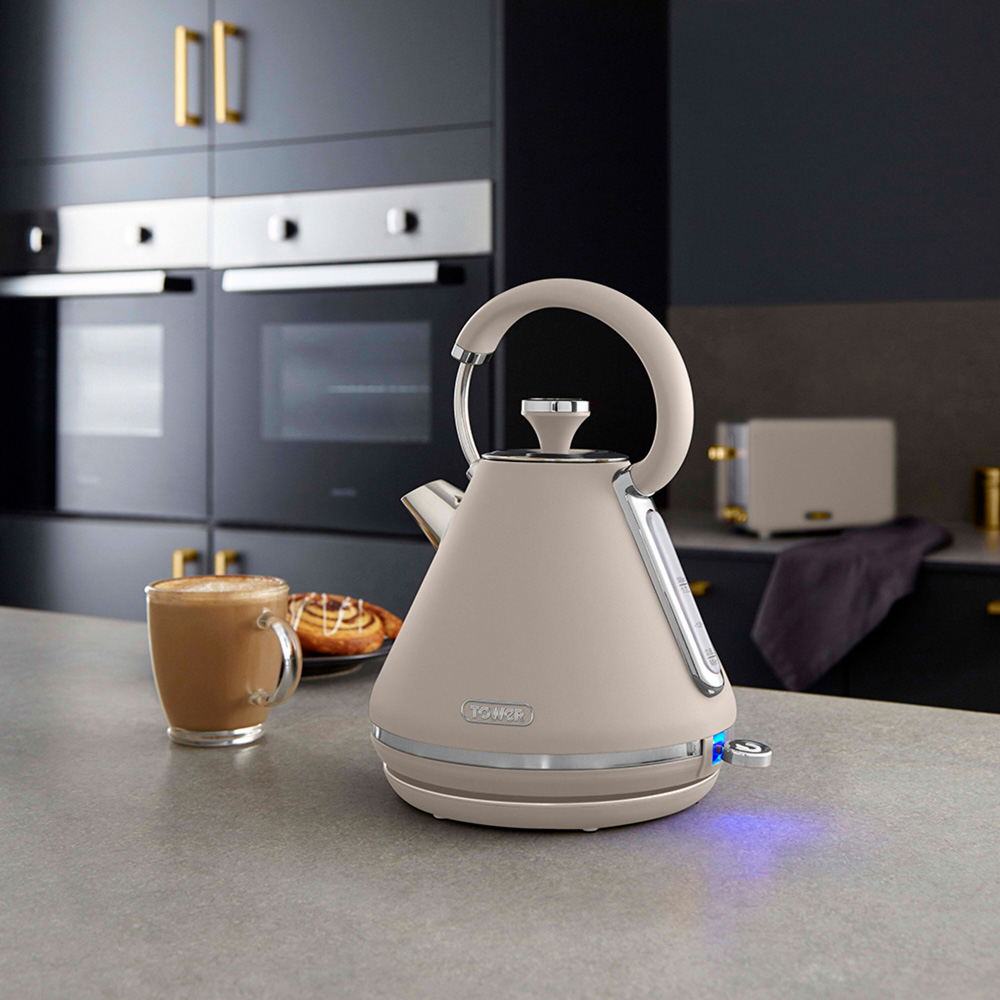 Tower Cavaletto EEJB249 Latte 8.5L Dual Basket Air Fryer with 4 Slice Toaster and 1.7L Kettle Set Image 4