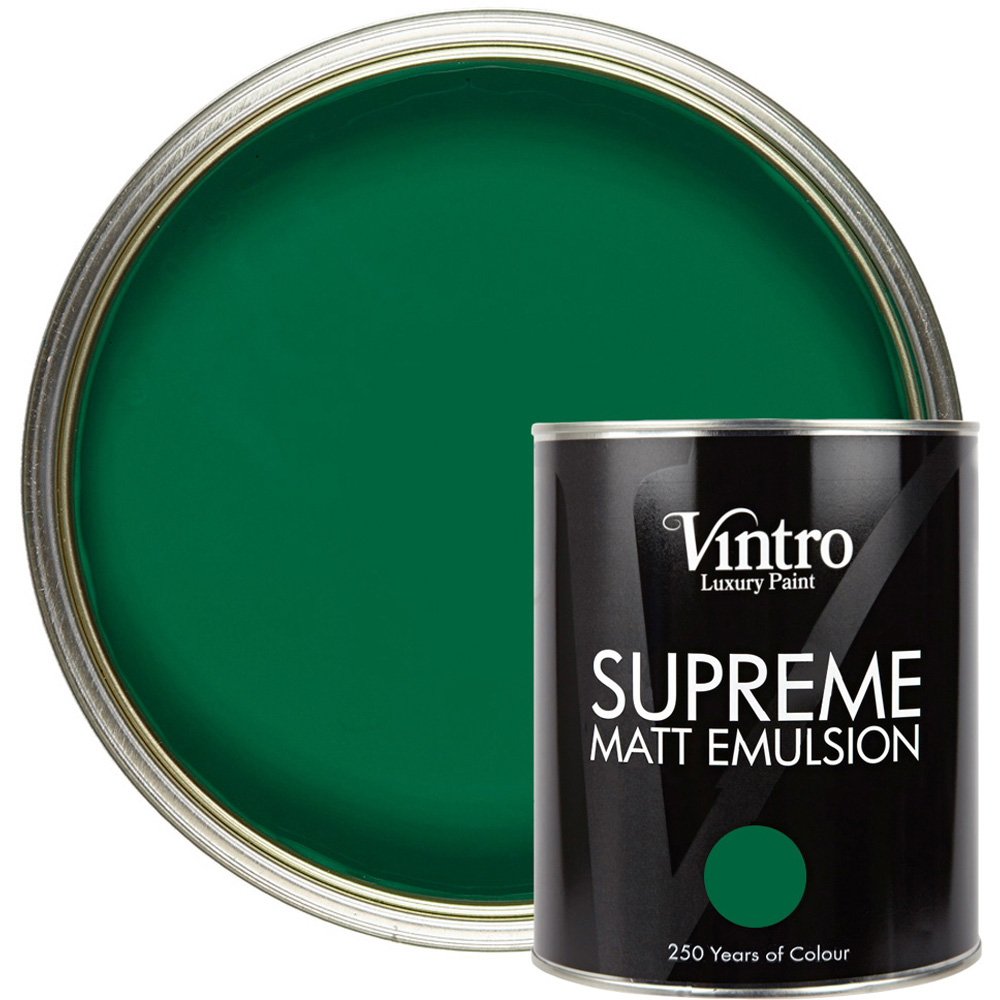 Vintro Paint Brooklands Matt Emulsion Interior Paint 1L Image 1