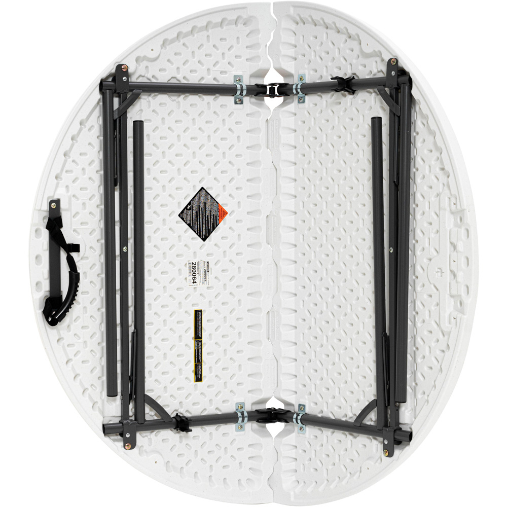 Lifetime Products 4 Seater Fold In Half Light Round Commercial Table Image 5