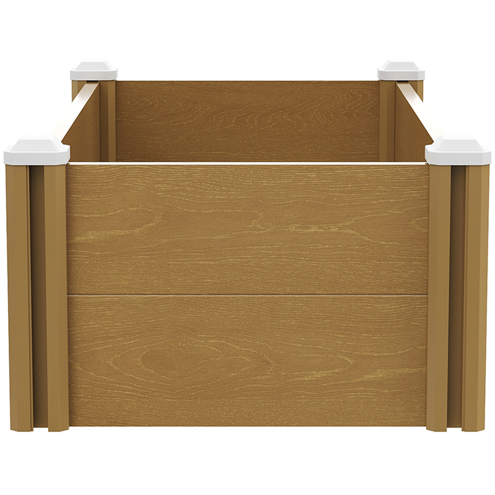 Living and Home Woodgrain Effect Plastic Raised Garden Bed 54 x 102cm Image 4