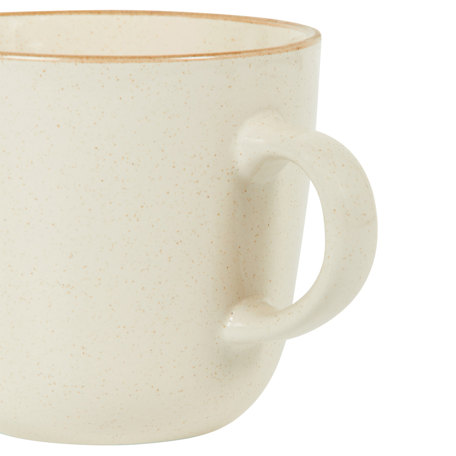 Sesame Speckle Stoneware Mug - Oatmeal and Sesame Image 3