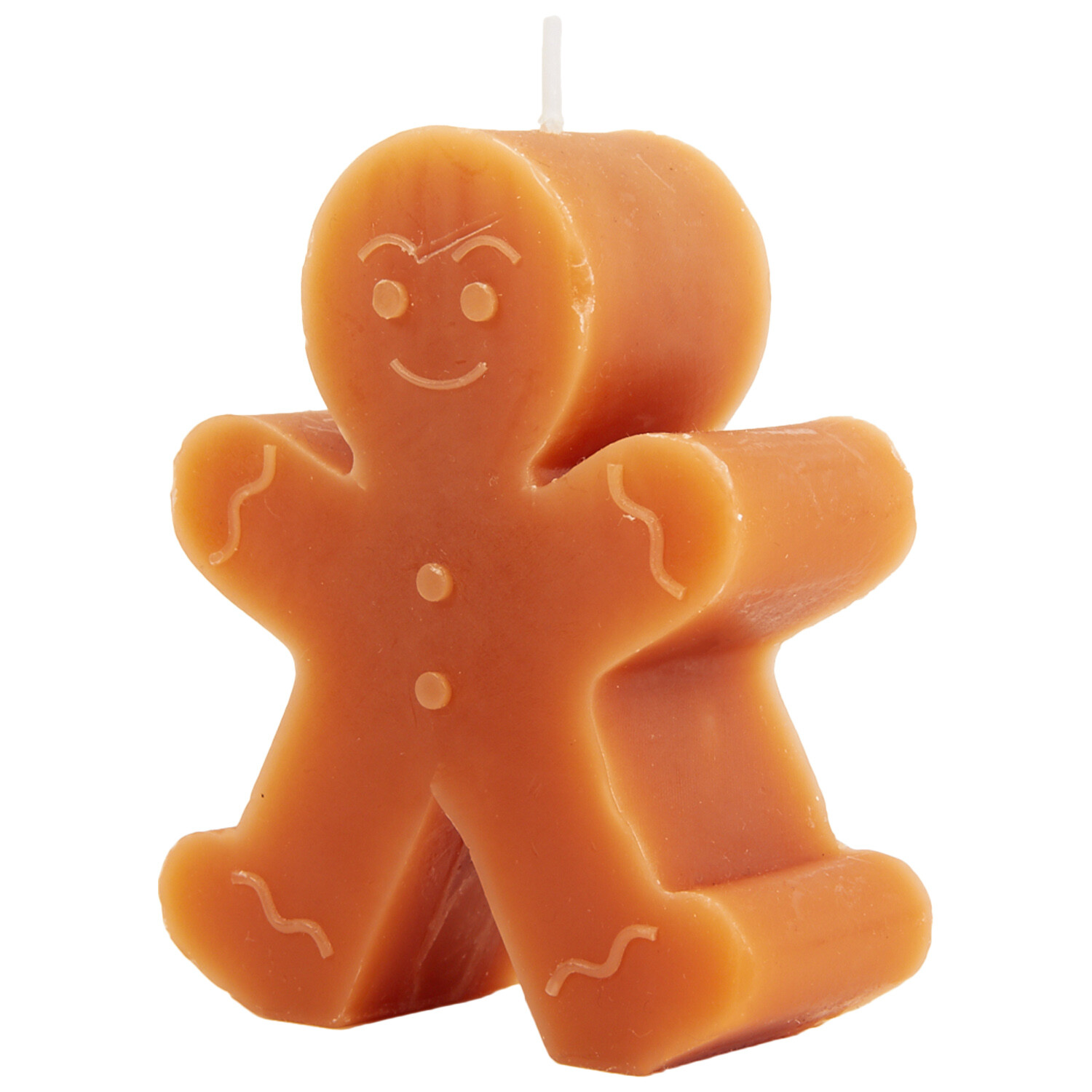 Scented Gingerbread Man Candle - Brown Image 2