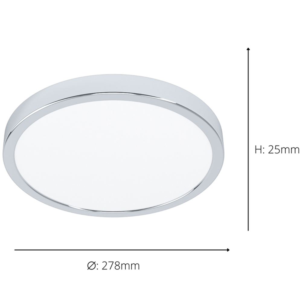 EGLO Fueva 6 LED Chrome Ceiling Light Image 4