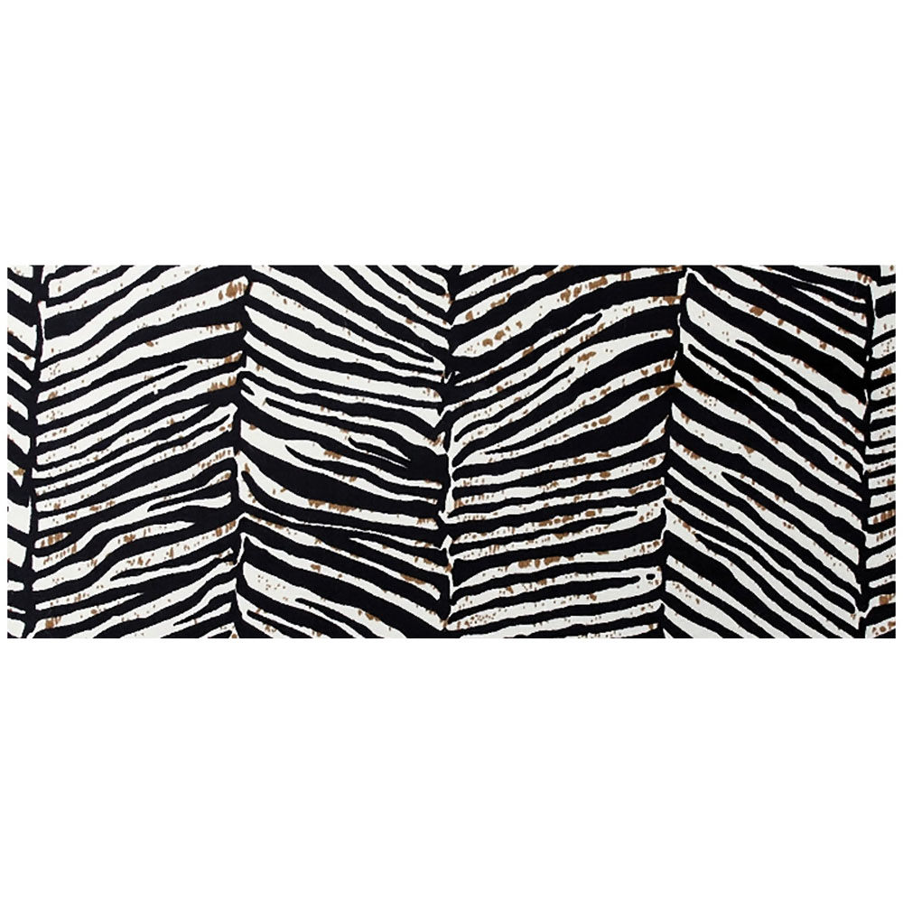 Warren Reed Designer Zebra Pattern Glass Bathroom Splashback 25 x 60cm Image 2