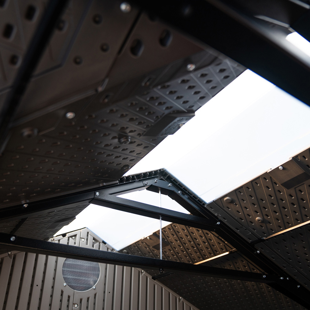 Lifetime Products 15 x 8ft Double Door Garden Storage Shed Image 5