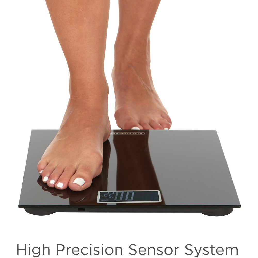 BLACK+DECKER Black Bathroom Scale Image 6