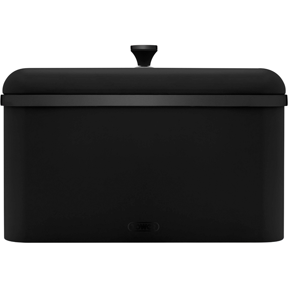 Tower Sera Black Bread Bin Image 1