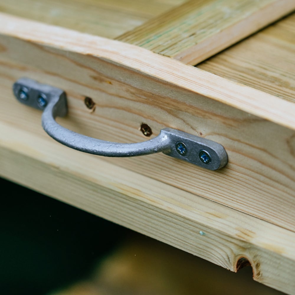 The Garden Village Shireburn 4 Recycle Box Storage Shed Image 3