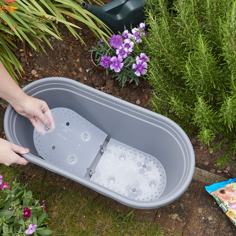 Clever Pots 60cm Long Trough Reservoir Image 4