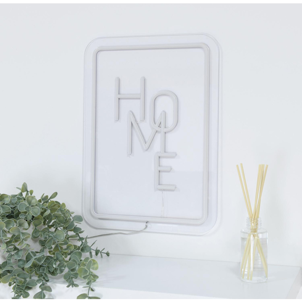 Home LED Neon Sign - Warm White Image 2